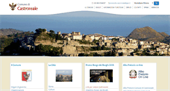 Desktop Screenshot of comune.castroreale.me.it